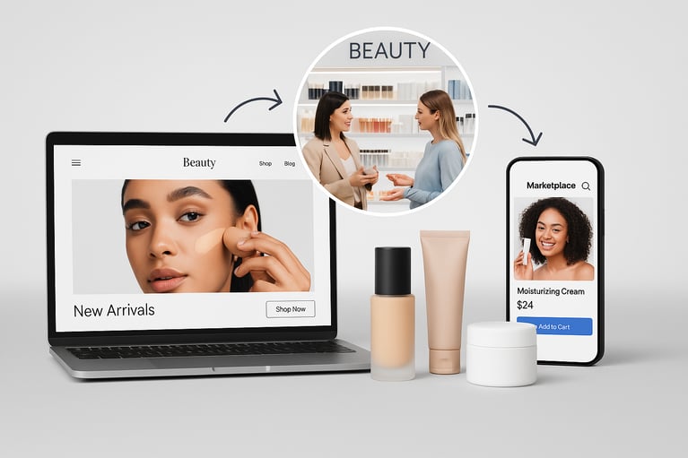 The beauty retail playbook: how to unify online, in-store and marketplace sales